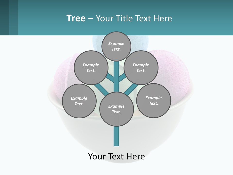 A Bowl Filled With Bath Bombs On Top Of A Table PowerPoint Template