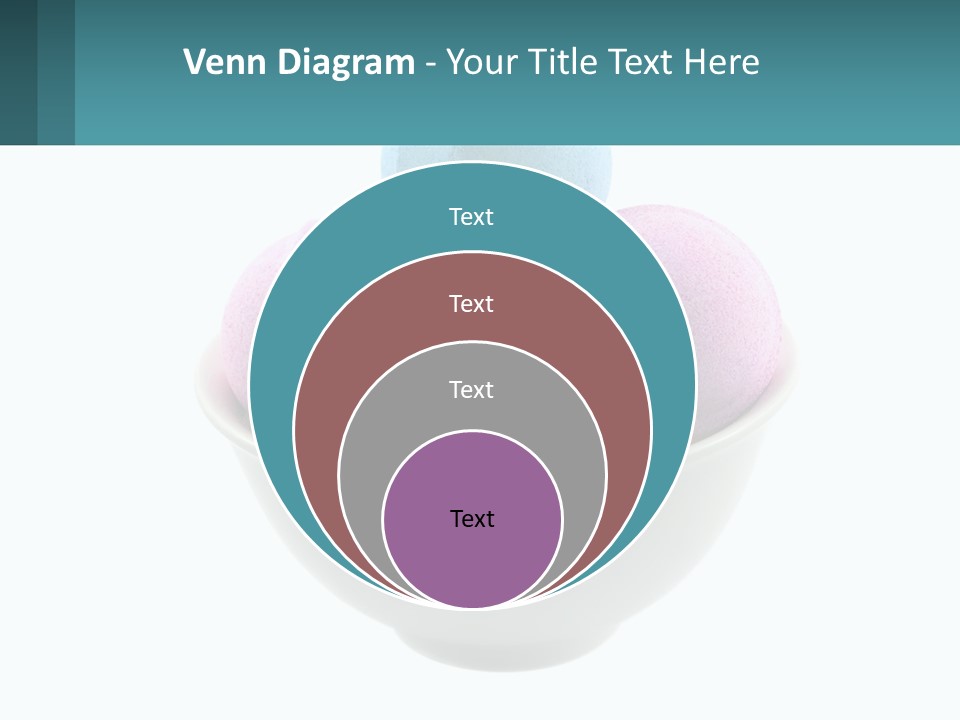 A Bowl Filled With Bath Bombs On Top Of A Table PowerPoint Template