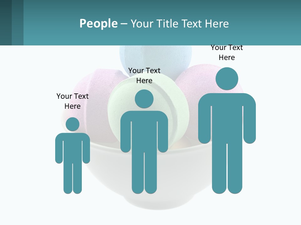 A Bowl Filled With Bath Bombs On Top Of A Table PowerPoint Template