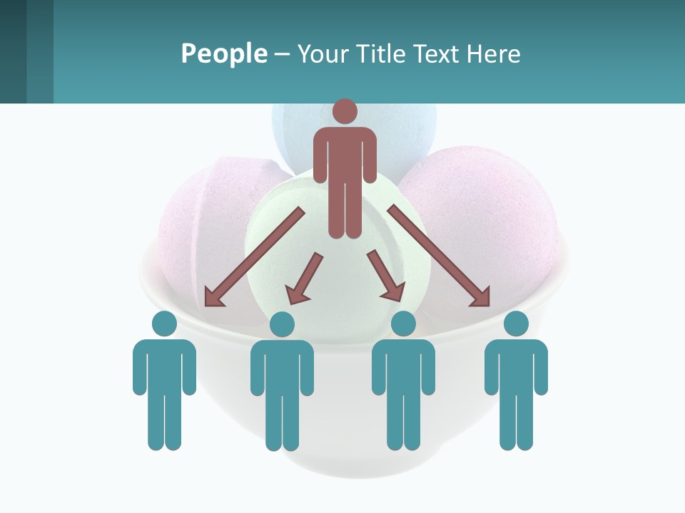 A Bowl Filled With Bath Bombs On Top Of A Table PowerPoint Template