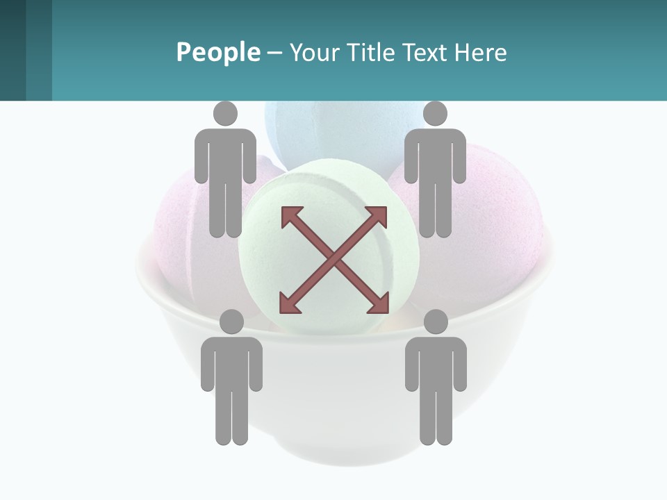 A Bowl Filled With Bath Bombs On Top Of A Table PowerPoint Template