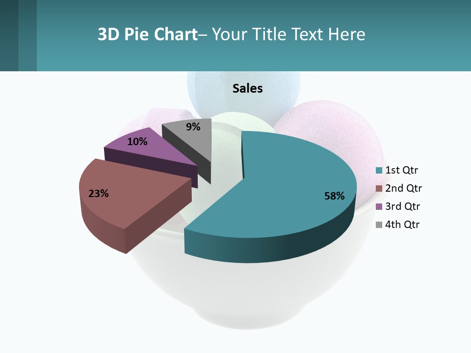 A Bowl Filled With Bath Bombs On Top Of A Table PowerPoint Template
