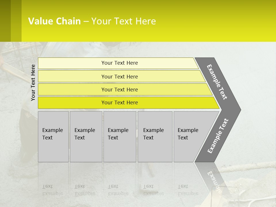 A Man Is Working On A Construction Site PowerPoint Template
