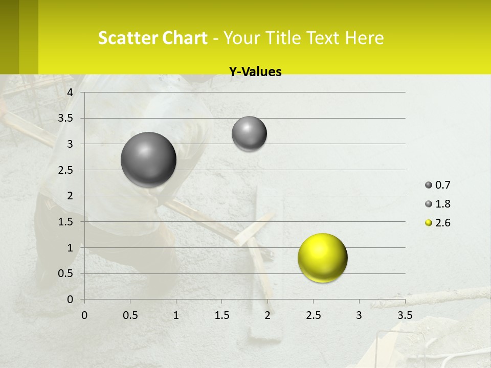 A Man Is Working On A Construction Site PowerPoint Template
