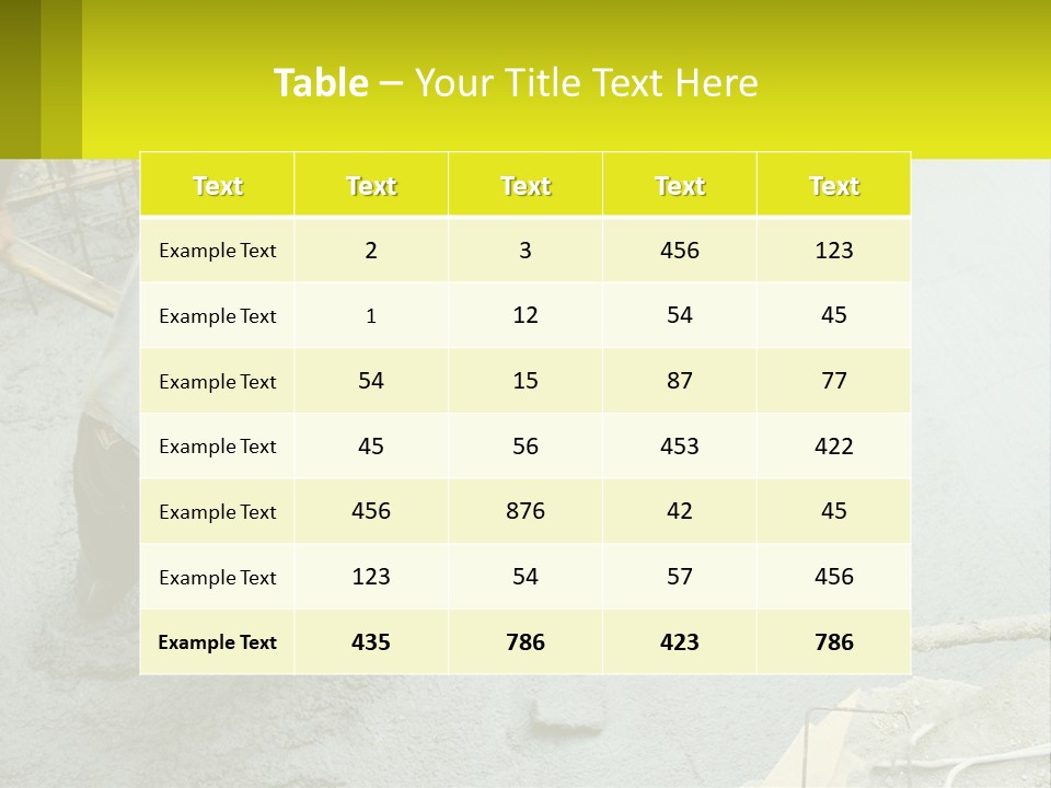 A Man Is Working On A Construction Site PowerPoint Template