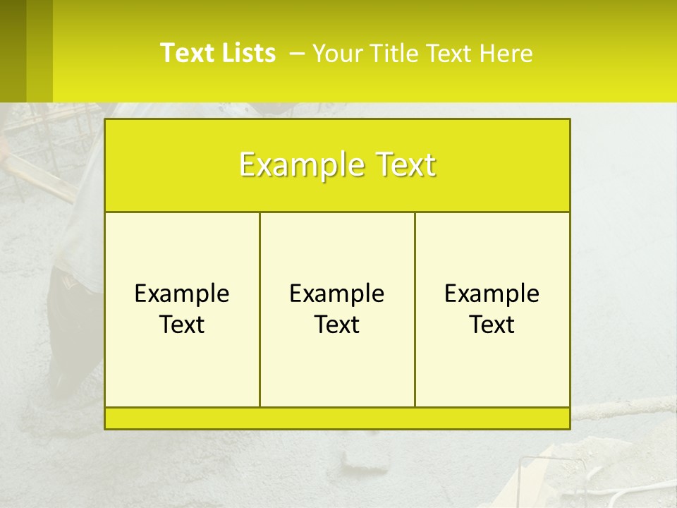 A Man Is Working On A Construction Site PowerPoint Template