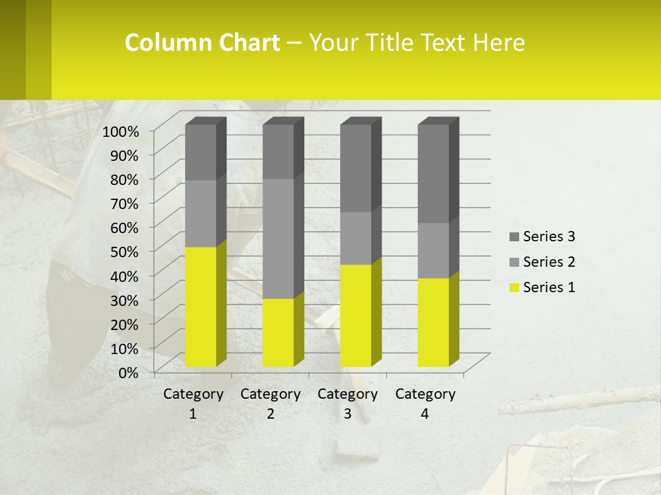 A Man Is Working On A Construction Site PowerPoint Template
