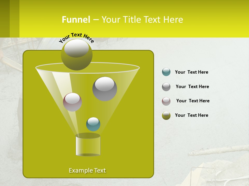 A Man Is Working On A Construction Site PowerPoint Template