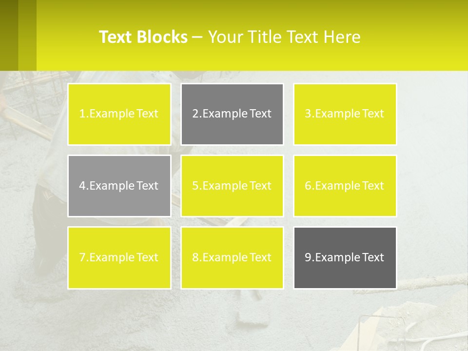 A Man Is Working On A Construction Site PowerPoint Template