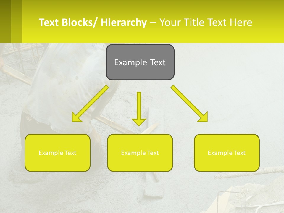 A Man Is Working On A Construction Site PowerPoint Template