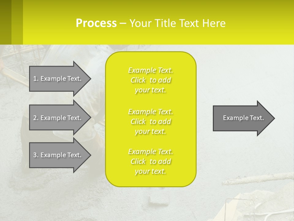 A Man Is Working On A Construction Site PowerPoint Template