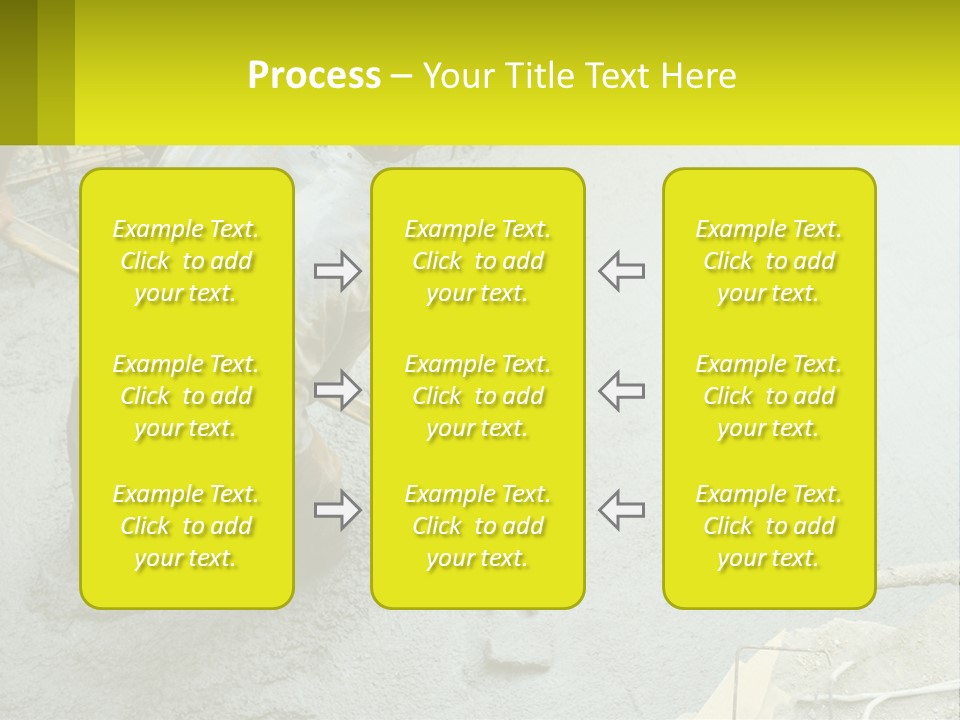 A Man Is Working On A Construction Site PowerPoint Template
