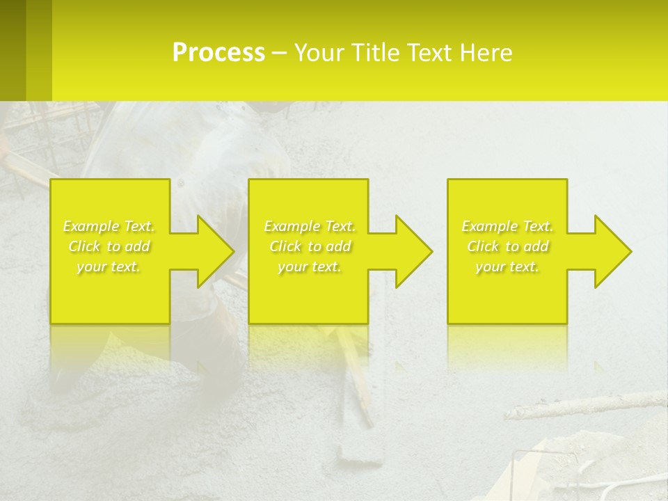 A Man Is Working On A Construction Site PowerPoint Template