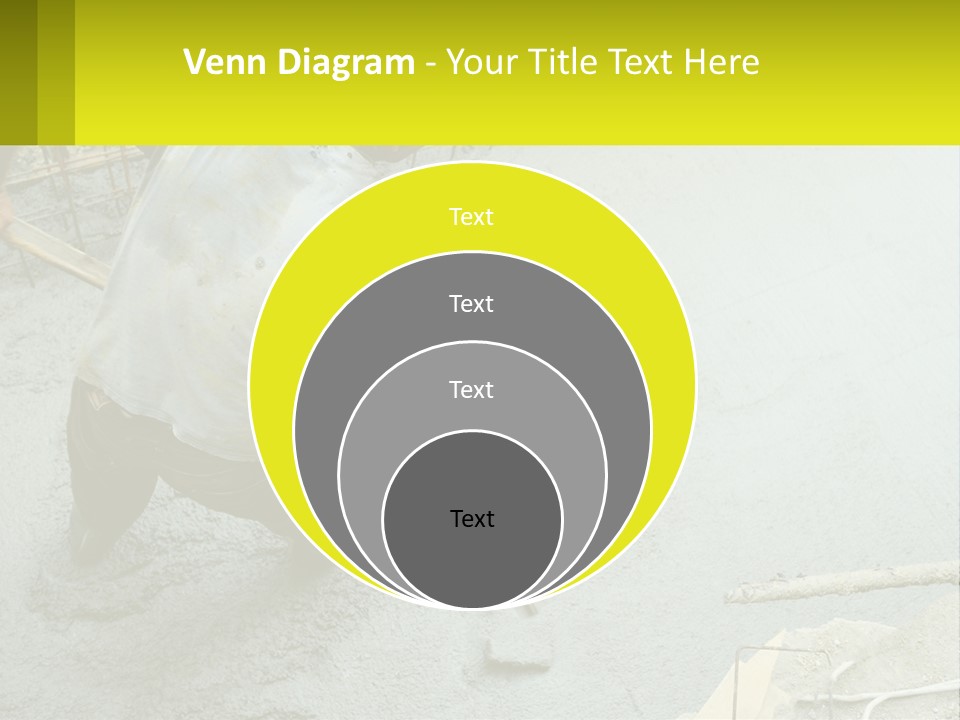 A Man Is Working On A Construction Site PowerPoint Template