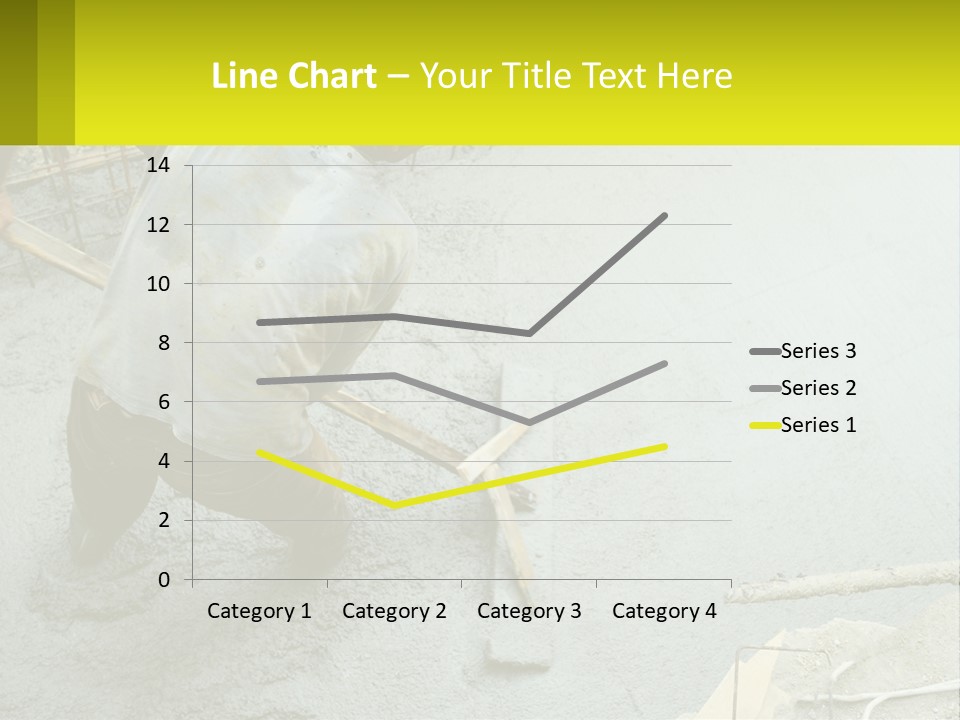 A Man Is Working On A Construction Site PowerPoint Template