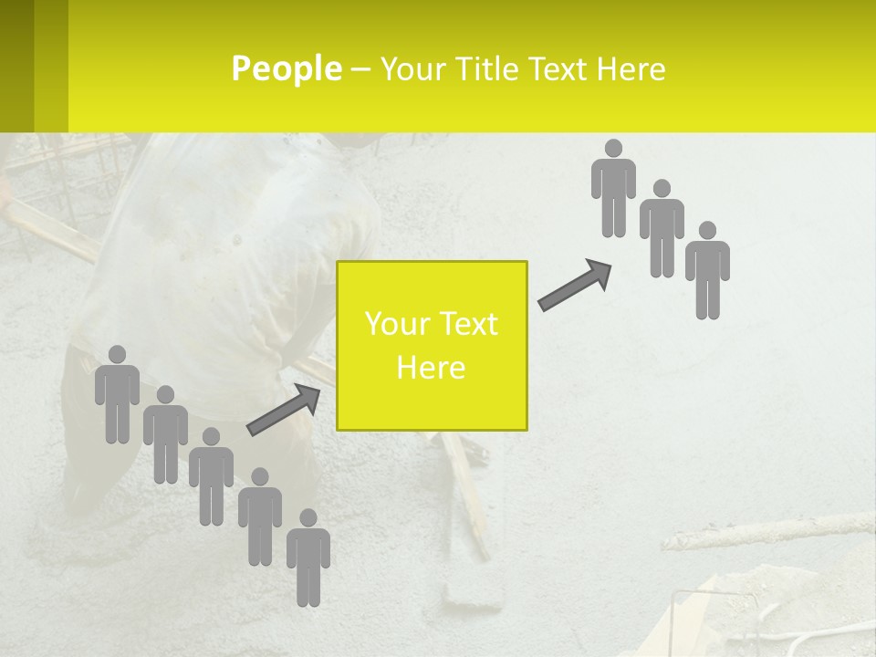 A Man Is Working On A Construction Site PowerPoint Template