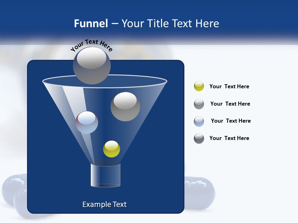 Blue And Yellow Pills Spilling Out Of A Bottle PowerPoint Template