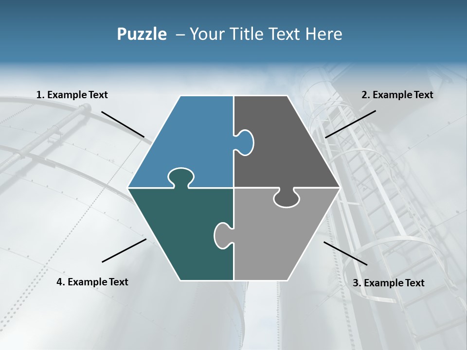 A Powerpoint Presentation Is Shown With A Sky Background PowerPoint Template