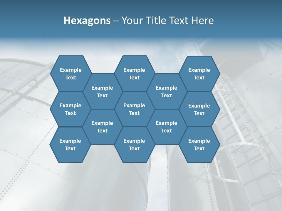A Powerpoint Presentation Is Shown With A Sky Background PowerPoint Template