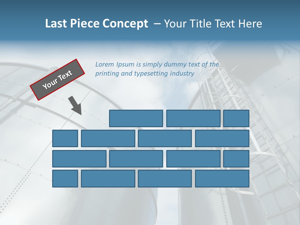 A Powerpoint Presentation Is Shown With A Sky Background PowerPoint Template