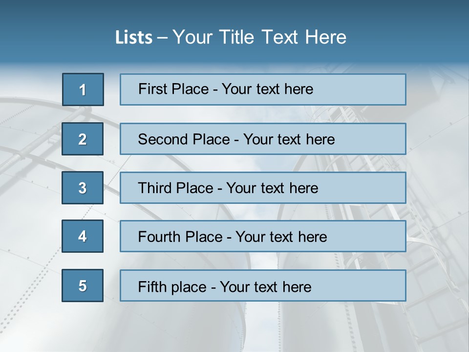 A Powerpoint Presentation Is Shown With A Sky Background PowerPoint Template