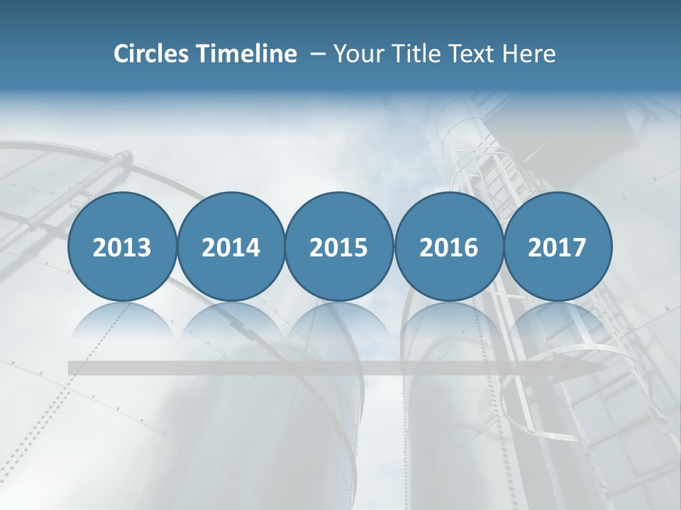 A Powerpoint Presentation Is Shown With A Sky Background PowerPoint Template