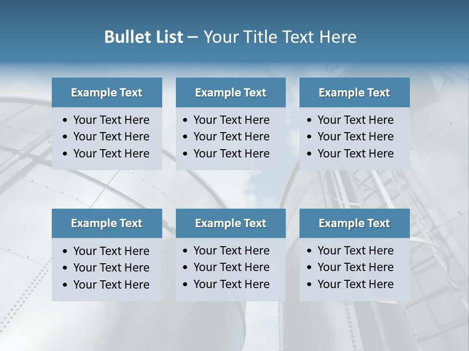 A Powerpoint Presentation Is Shown With A Sky Background PowerPoint Template