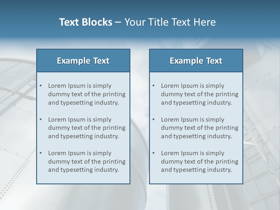 A Powerpoint Presentation Is Shown With A Sky Background PowerPoint Template