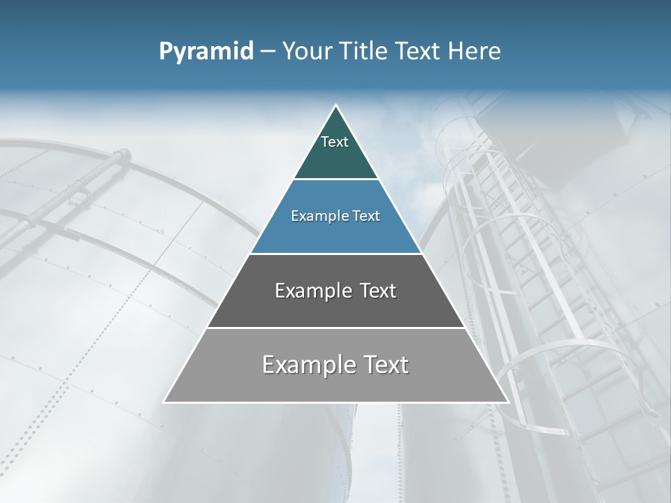 A Powerpoint Presentation Is Shown With A Sky Background PowerPoint Template