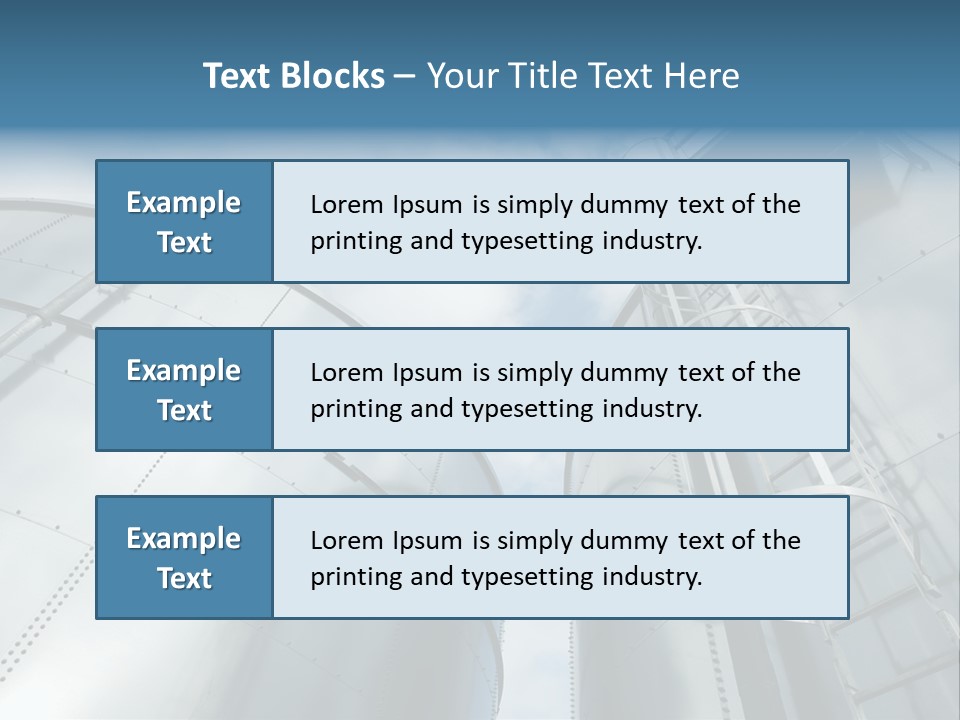 A Powerpoint Presentation Is Shown With A Sky Background PowerPoint Template