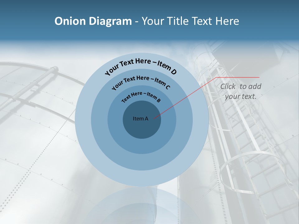 A Powerpoint Presentation Is Shown With A Sky Background PowerPoint Template