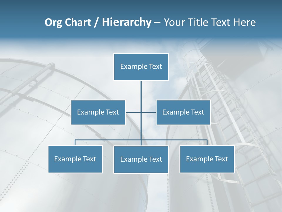 A Powerpoint Presentation Is Shown With A Sky Background PowerPoint Template