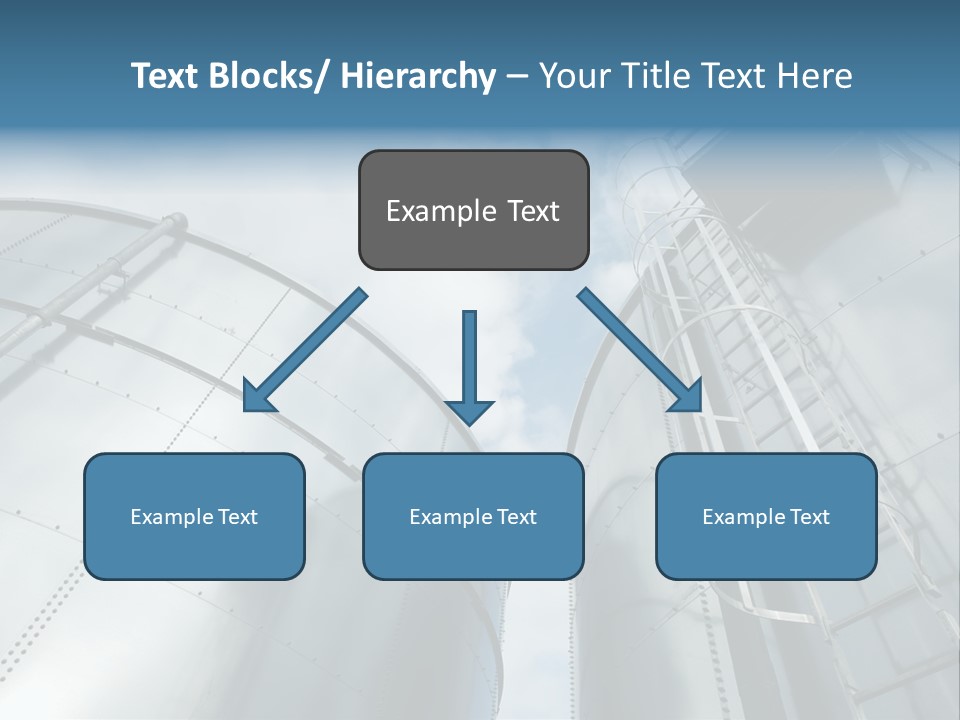 A Powerpoint Presentation Is Shown With A Sky Background PowerPoint Template