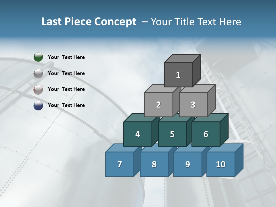A Powerpoint Presentation Is Shown With A Sky Background PowerPoint Template