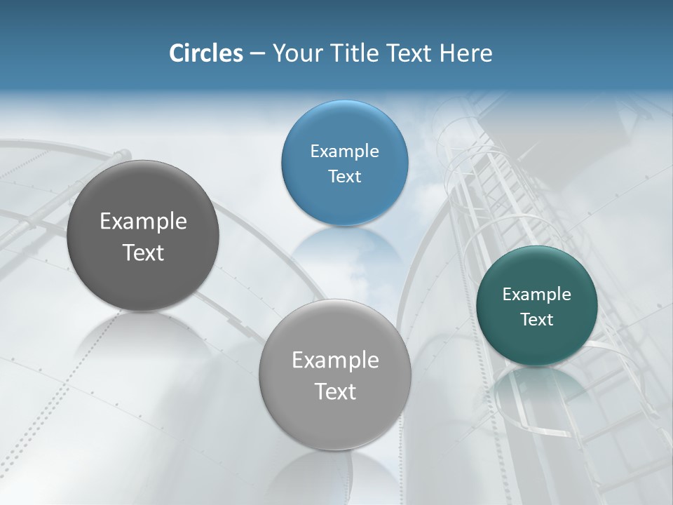 A Powerpoint Presentation Is Shown With A Sky Background PowerPoint Template