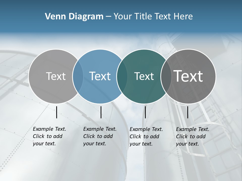 A Powerpoint Presentation Is Shown With A Sky Background PowerPoint Template
