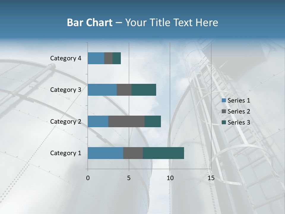 A Powerpoint Presentation Is Shown With A Sky Background PowerPoint Template
