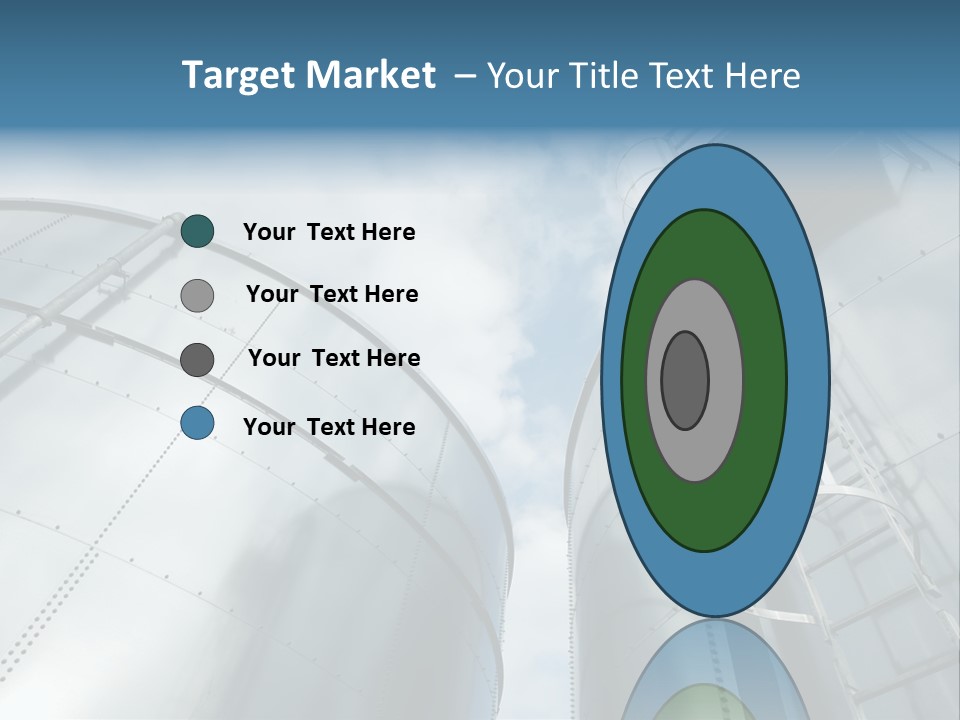 A Powerpoint Presentation Is Shown With A Sky Background PowerPoint Template