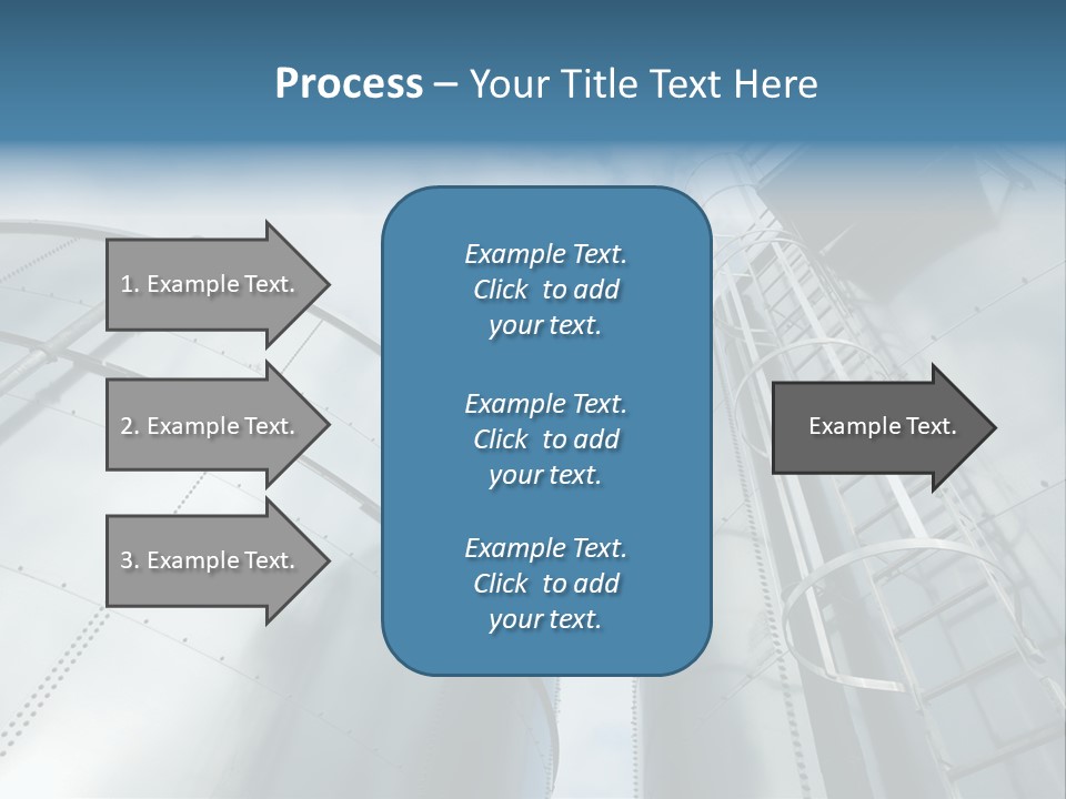 A Powerpoint Presentation Is Shown With A Sky Background PowerPoint Template