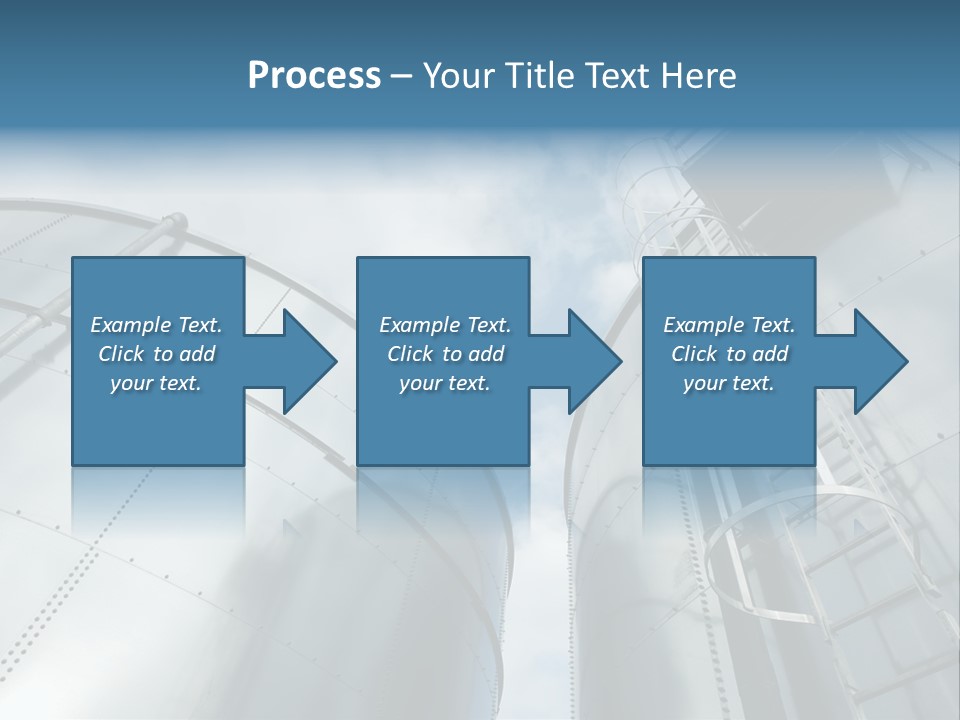 A Powerpoint Presentation Is Shown With A Sky Background PowerPoint Template