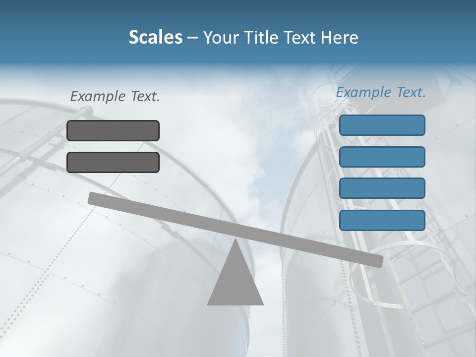 A Powerpoint Presentation Is Shown With A Sky Background PowerPoint Template