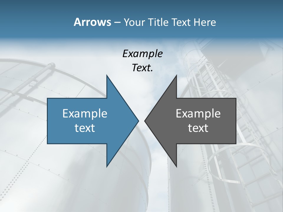 A Powerpoint Presentation Is Shown With A Sky Background PowerPoint Template