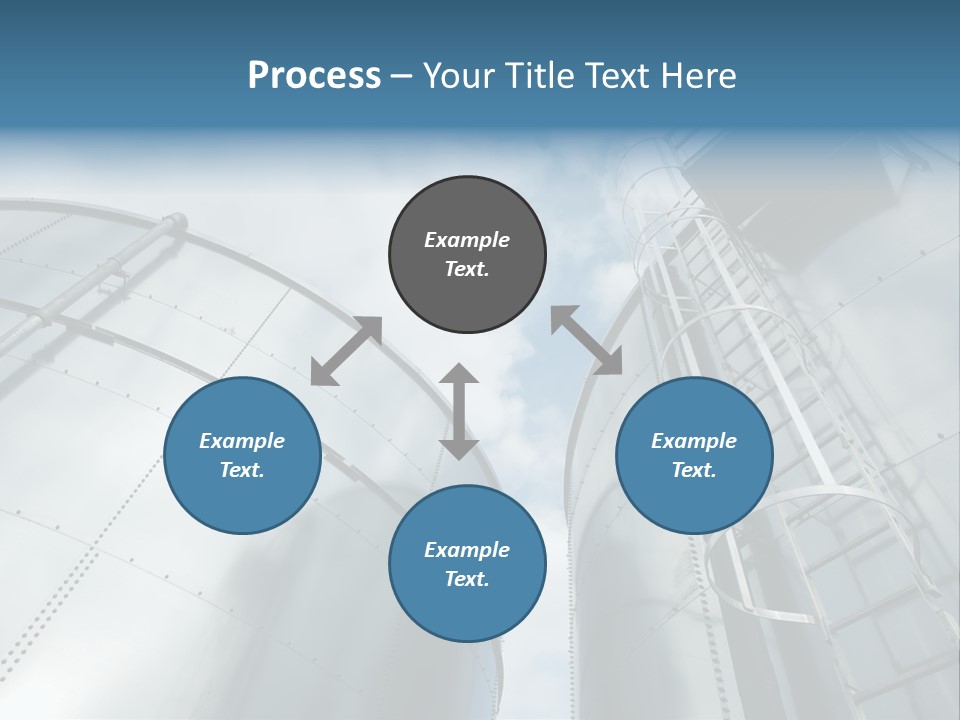 A Powerpoint Presentation Is Shown With A Sky Background PowerPoint Template