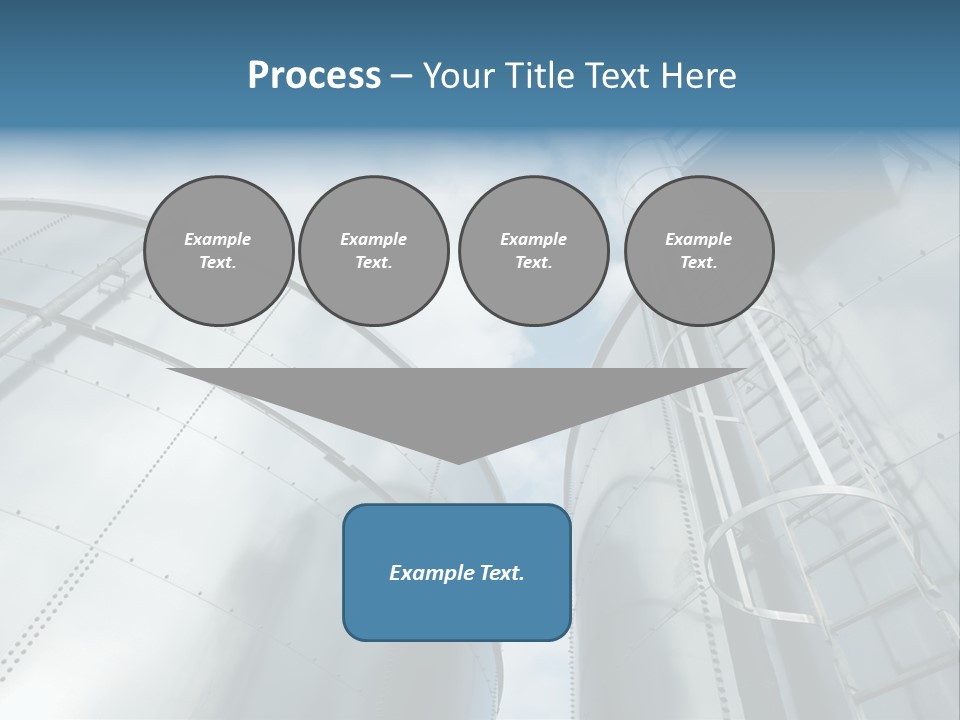 A Powerpoint Presentation Is Shown With A Sky Background PowerPoint Template