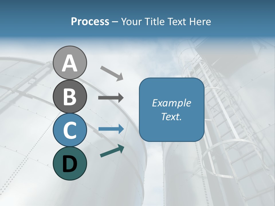 A Powerpoint Presentation Is Shown With A Sky Background PowerPoint Template
