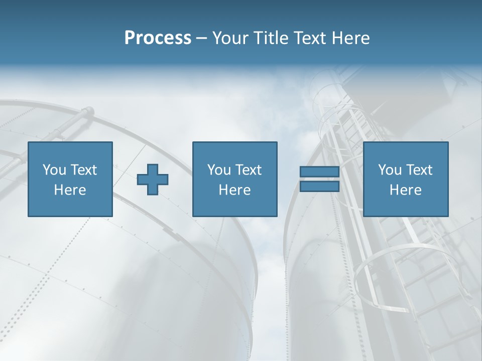 A Powerpoint Presentation Is Shown With A Sky Background PowerPoint Template