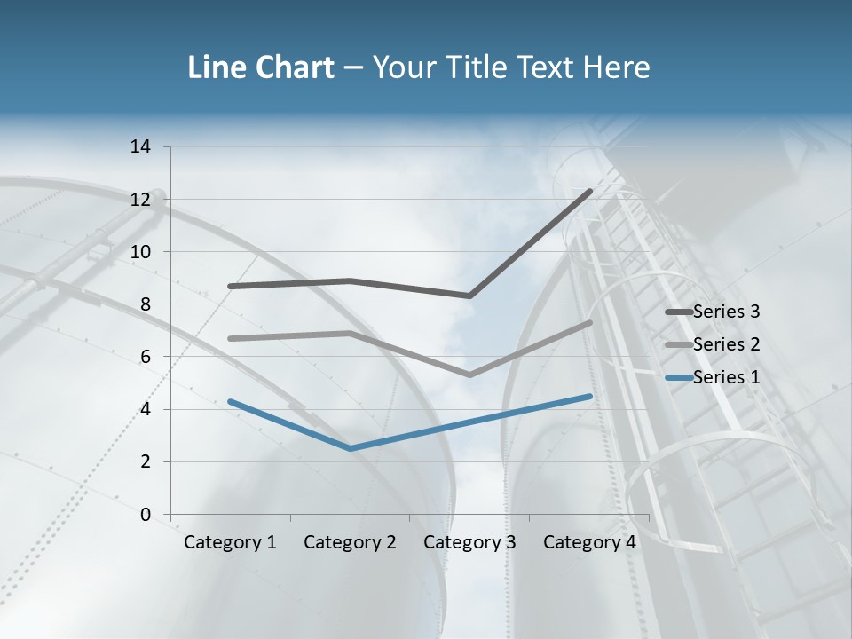 A Powerpoint Presentation Is Shown With A Sky Background PowerPoint Template