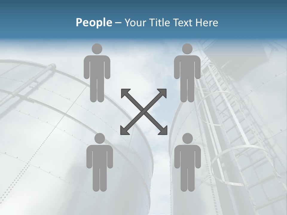 A Powerpoint Presentation Is Shown With A Sky Background PowerPoint Template