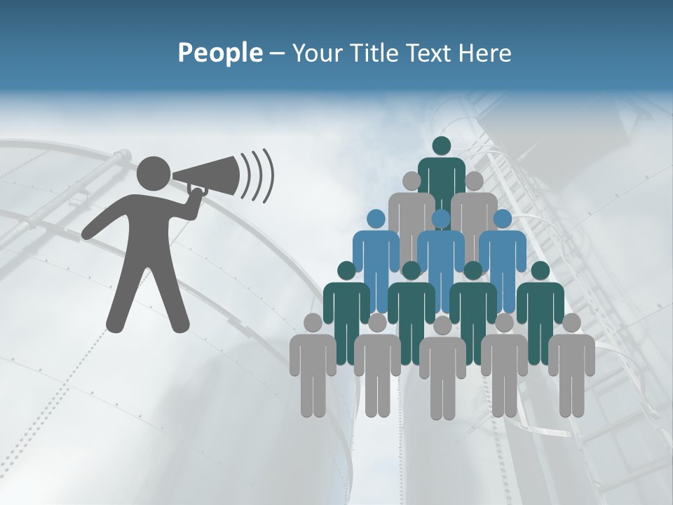 A Powerpoint Presentation Is Shown With A Sky Background PowerPoint Template