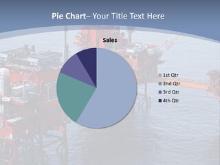 An Oil Rig In The Middle Of A Body Of Water PowerPoint Template